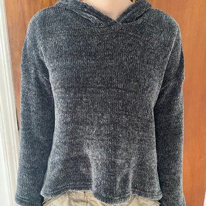 Cozy Flowy Grey Sweater Hoodie XS